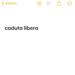 caduta libera