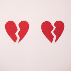2 broken hearts.