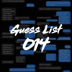 GUESS LIST 014