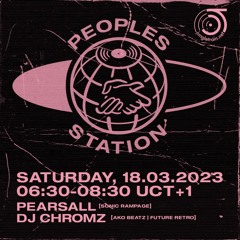 Peoples Station #6 on Jungletrain.net - 2023/03/18 - DJ Chromz w/ Pearsall