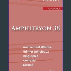 [Ebook] ❤ Fiche de lecture Amphitryon 38 de Jean Giraudoux (Analyse littéraire de référence et rés