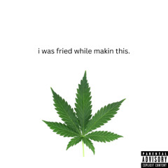 i was fried while makin this.