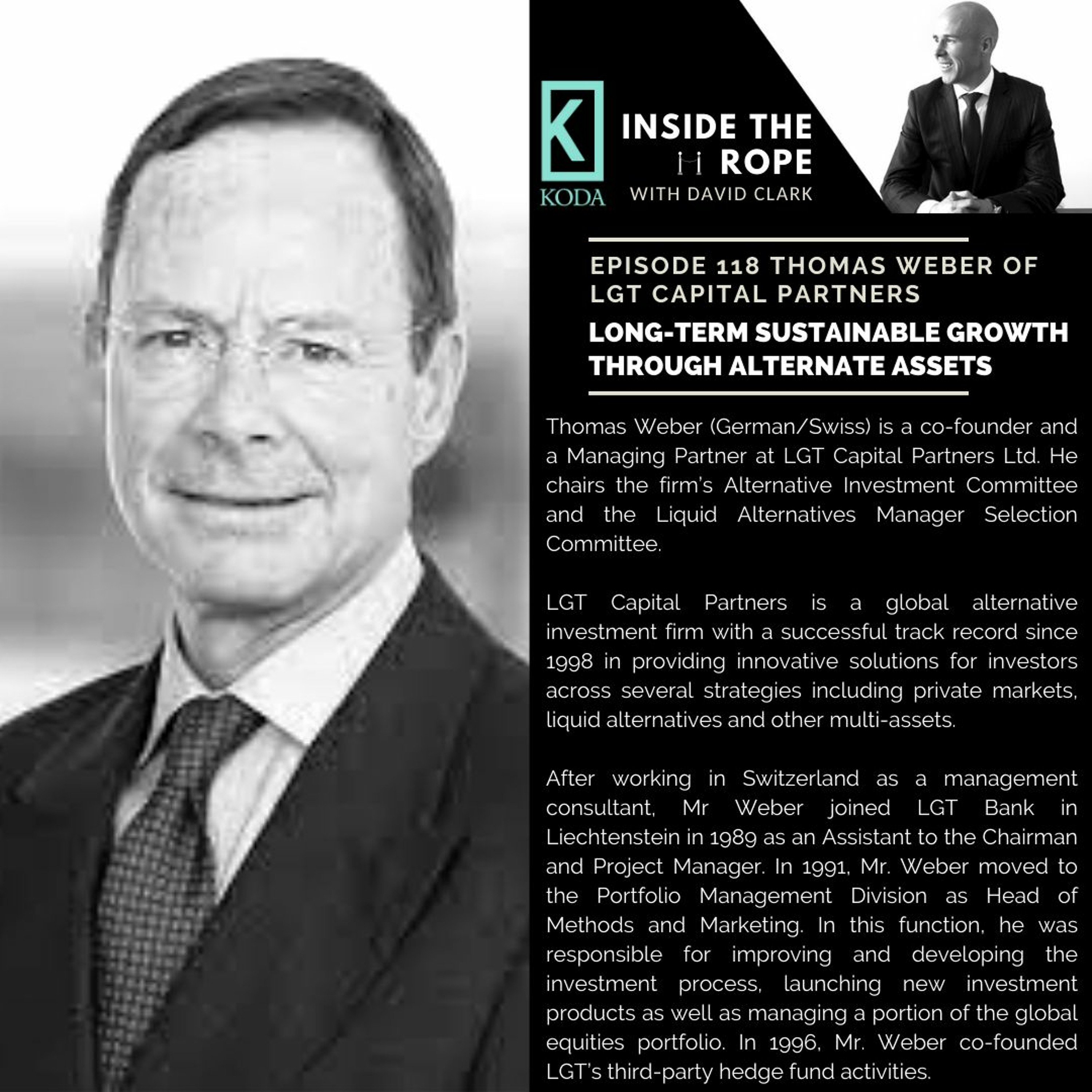 Episode 118: Thomas Weber - Long-term sustainable growth through alternate assets
