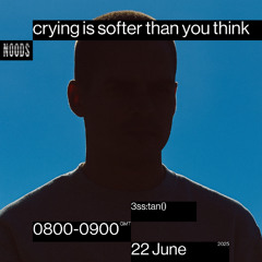 Noods Radio #24 - crying is softer than you think - 3ss:tan()