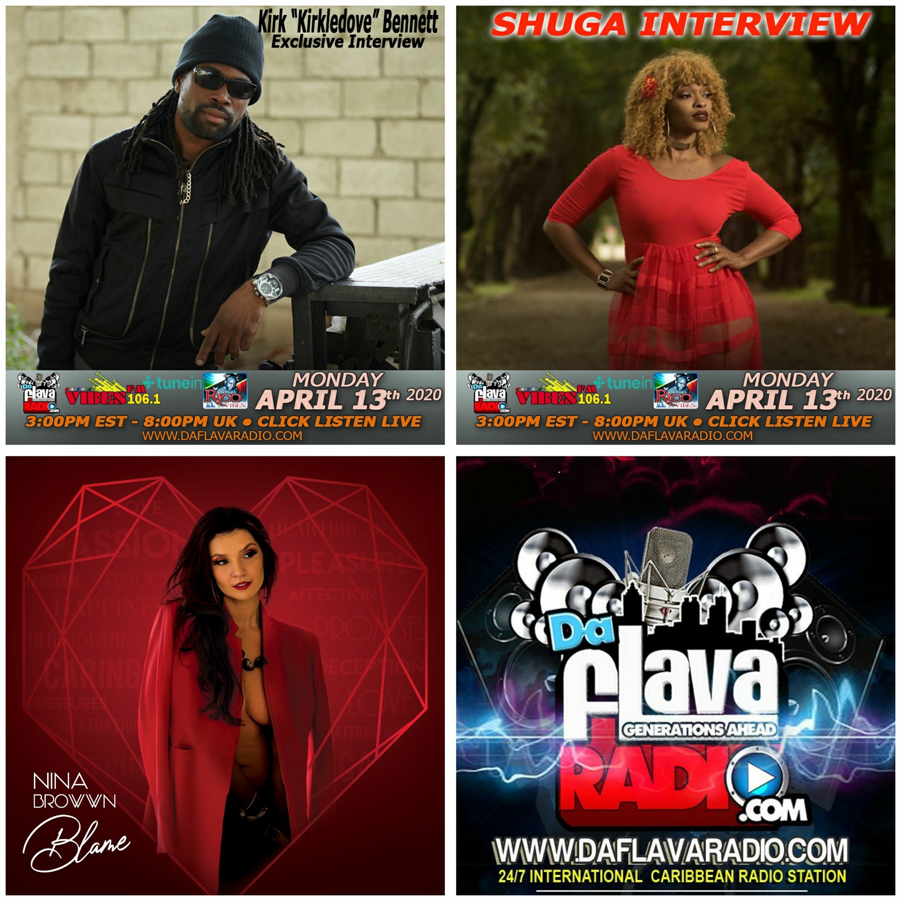 DA RICOVIBES ONE DROP REGGAE SHOW APRIL 13th 2020  WITH INTERVIEWS episode artwork