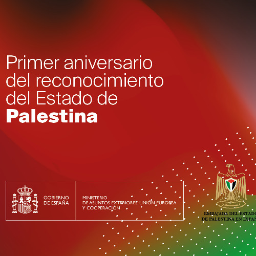 Acto de conmemoración del reconocimiento del Estado de Palestina