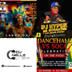 DJ HYPER 2ND GENNA & DJ NELLZ DANCEHALL VS SOCA LABOR DAY AT TEKILAS LIVE RECORDING 8/31/25