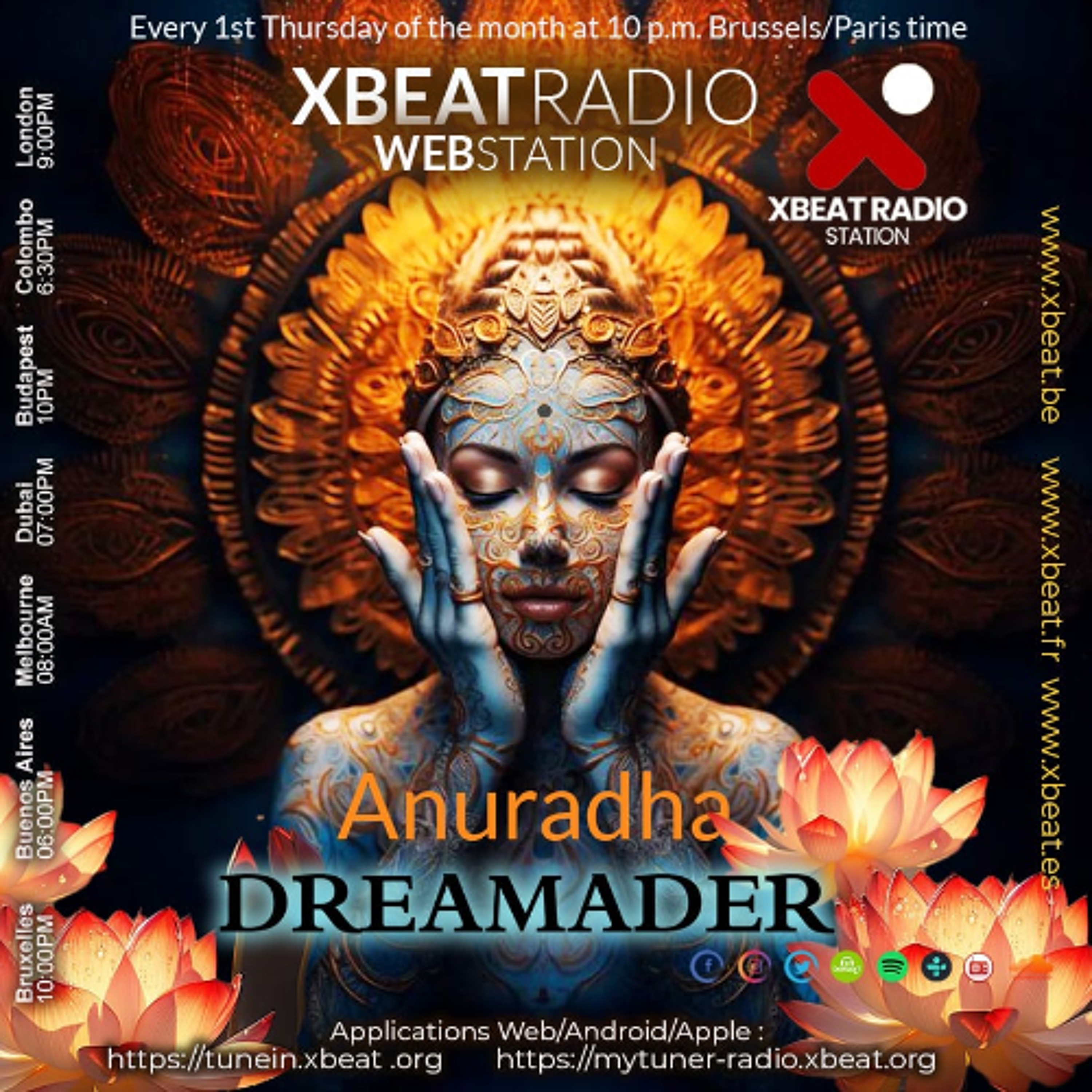 Dreamader presents Anuradha on X-Beat Radio Station 5th June 2025 episode artwork
