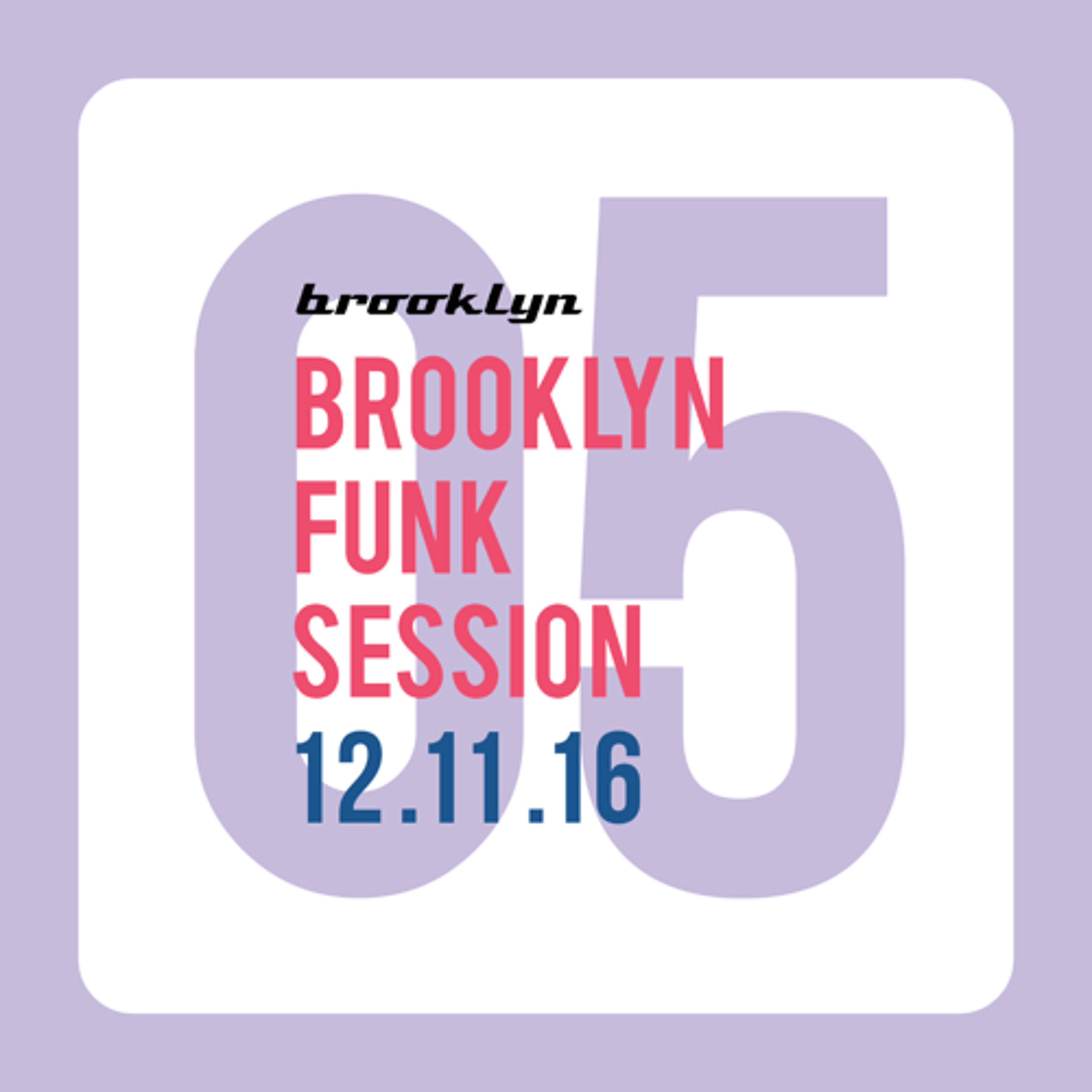 BROOKLYN FUNK SESSION • 12.11.16 episode artwork