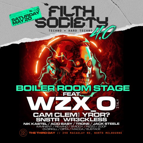 NIK KASTEL B2B TRONE Live @ Filth Society 4.0 // 20-5-23