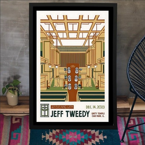 Jeff Tweedy Dec 14th 2023 Oak Park, IL Poster
