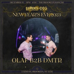 OLAF B2B DMTR NYE 2023 – Live At Brooklyn Hangar