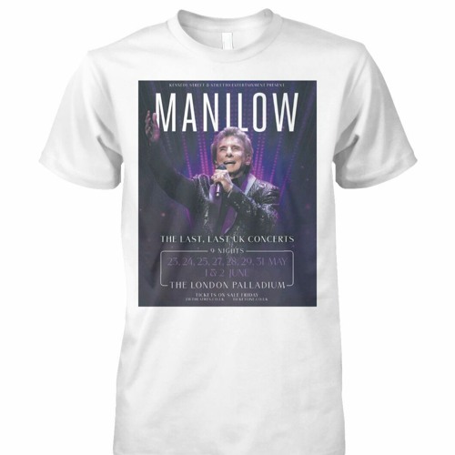Stream Barry Manilow UK Tour 2024 Shirt by Aipsdesign Listen online