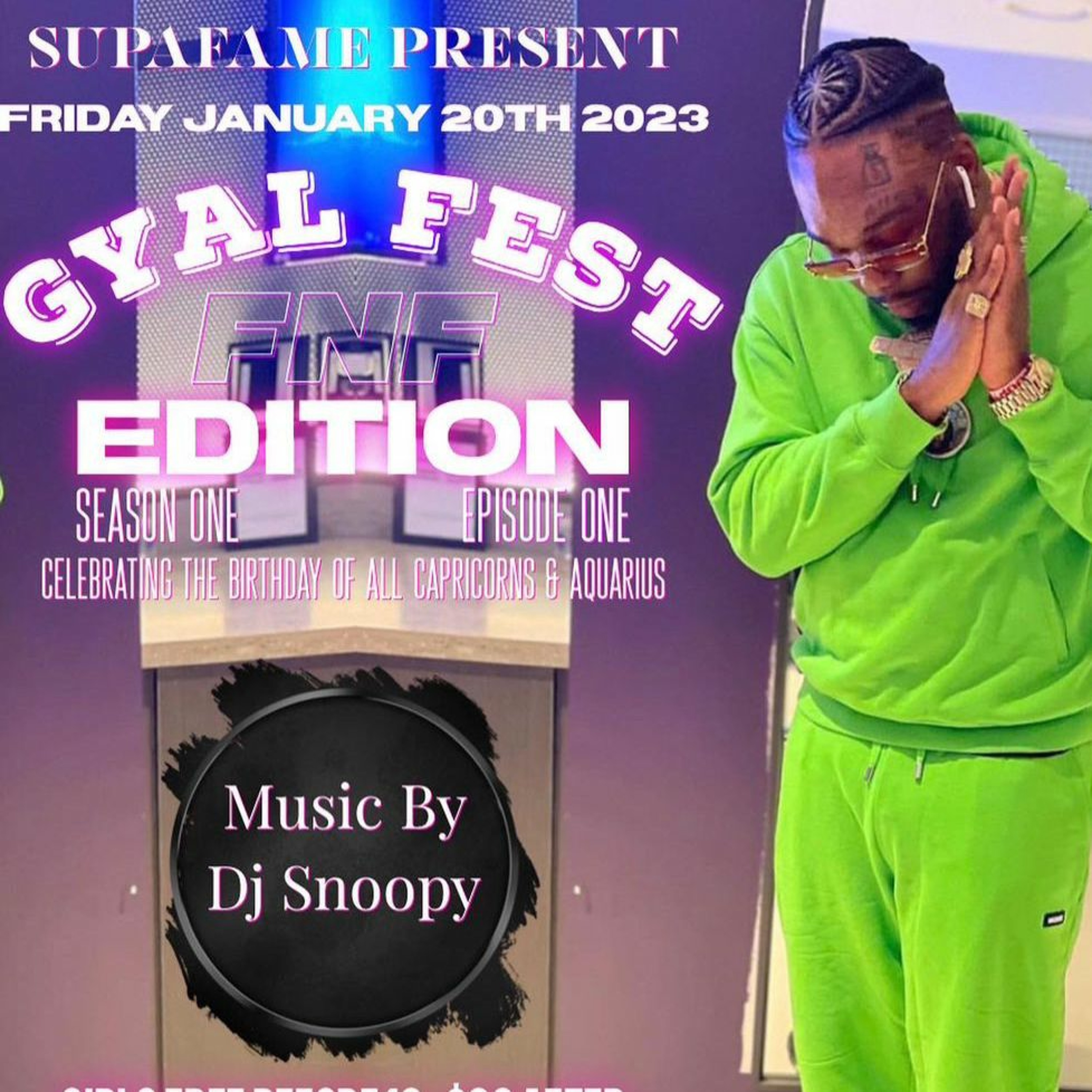 DJ SNOOPY LIVE @ GYAL FEST (01/20/23) FT ITS DJ NATTY B