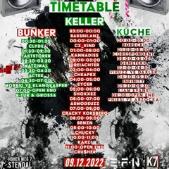 B-Tur // EFN XMAS CRASH @ K7 Stendal 09.12.22