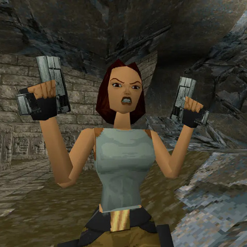 lara croft..