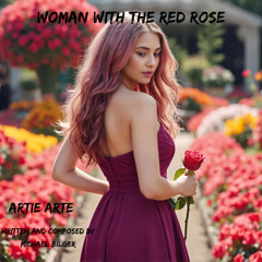 Woman With The Red Rose