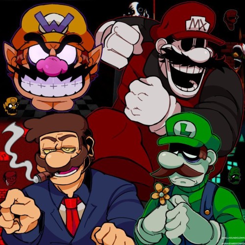 FNF Powerdown V2 - Only Mario's