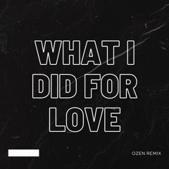 David Guetta - What I Did For Love (Future Rave remix - Ozen)