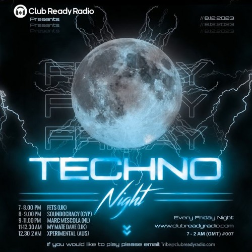 02 Club Ready Radio Friday Techno Night - 2023 - 12 - 15