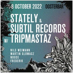 Nils Weimann & Martin Glowacz Recorded Live At Stately x Subtil Records