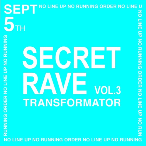 MARIO BERGER 🏋️ dj set @ SECRET RAVE no.3 | Transformator 5th Sept 2020