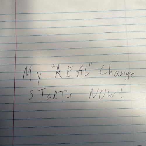 My "real" Change Starts now
