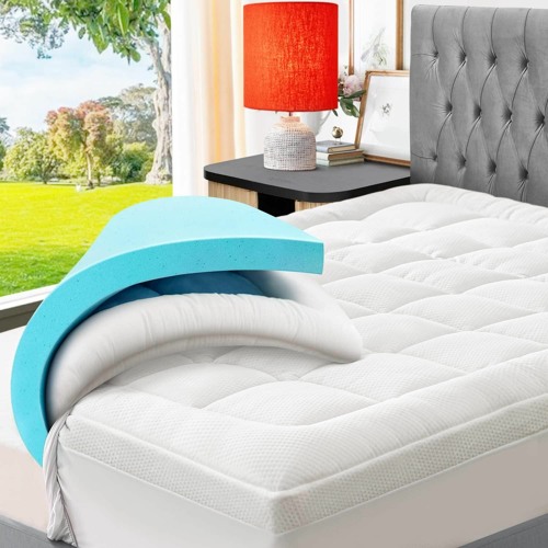 Stream episode Free read ELEMUSE Dual Layer 4 Inch Memory Foam Mattress  Topper Queen Size, 2 Inch by Margeryholmes podcast | Listen online for free  on SoundCloud