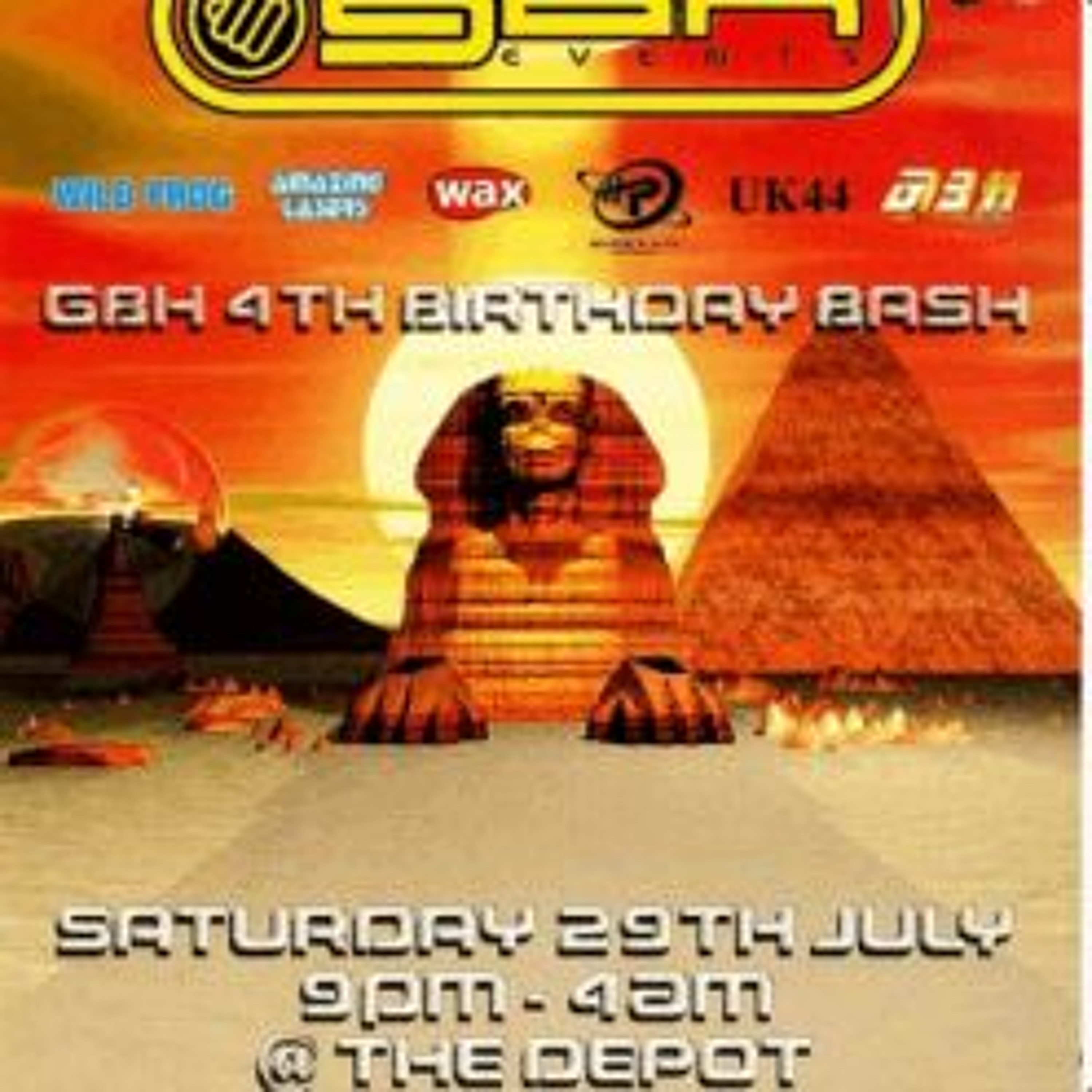 Live Old Skool Set @ GBH 4th Birthday Bash, The Depot, Bristol, 20/07/2000 episode artwork