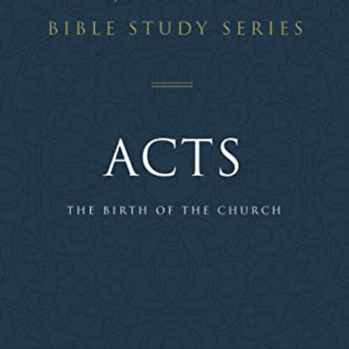 DOWNLOAD EPUB 📌 Acts: The Birth of the Church (Jeremiah Bible Study Series) by  Dr.