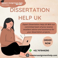 High-Quality Dissertation Help UK