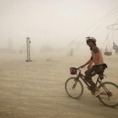 An homage to playa bike repair