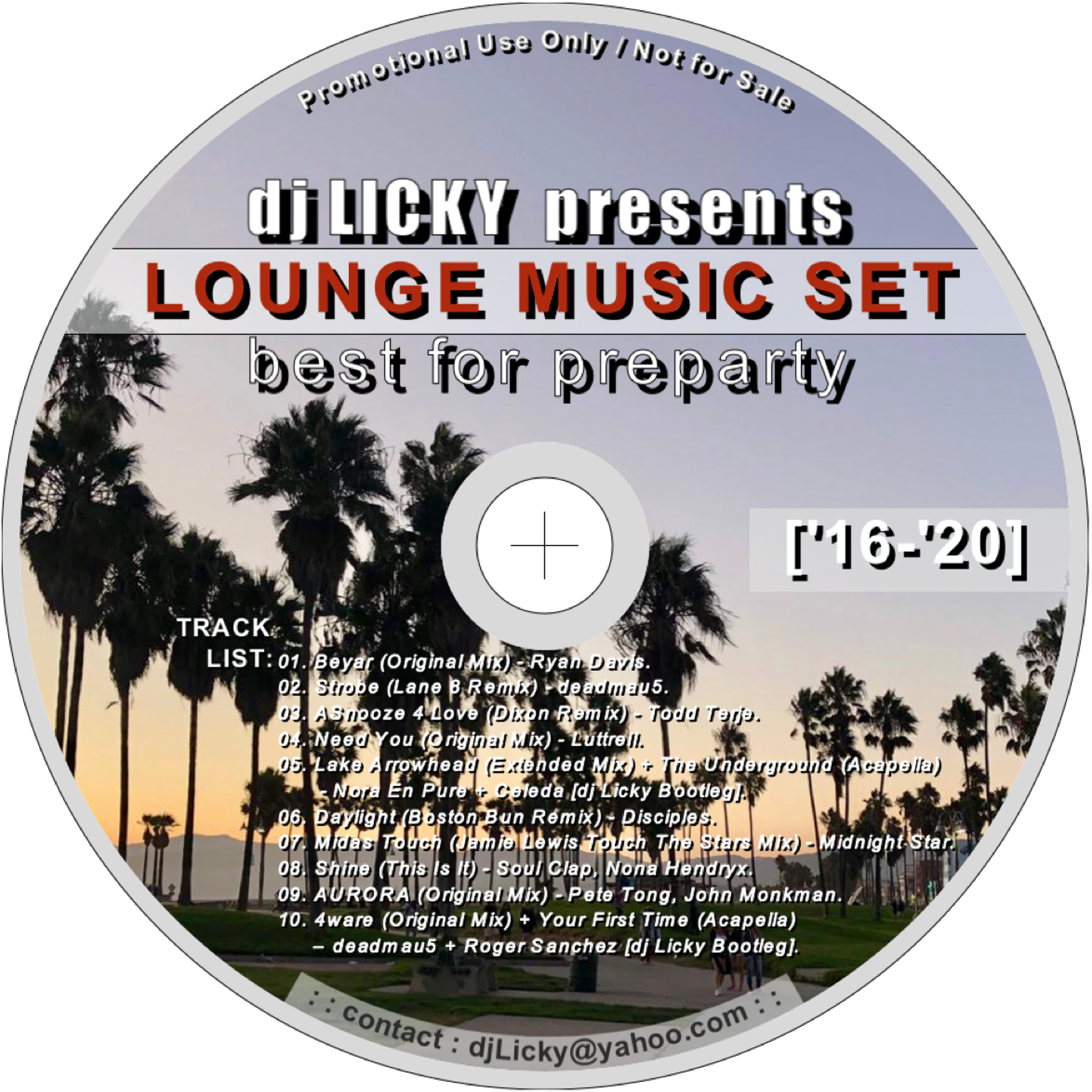 Lounge Music Set by dj Licky ['16-'20]