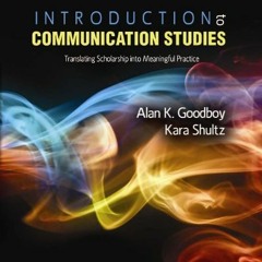[DOWNLOAD] EBOOK 🗃️ Introduction to Communication Studies: Translating Scholarship i