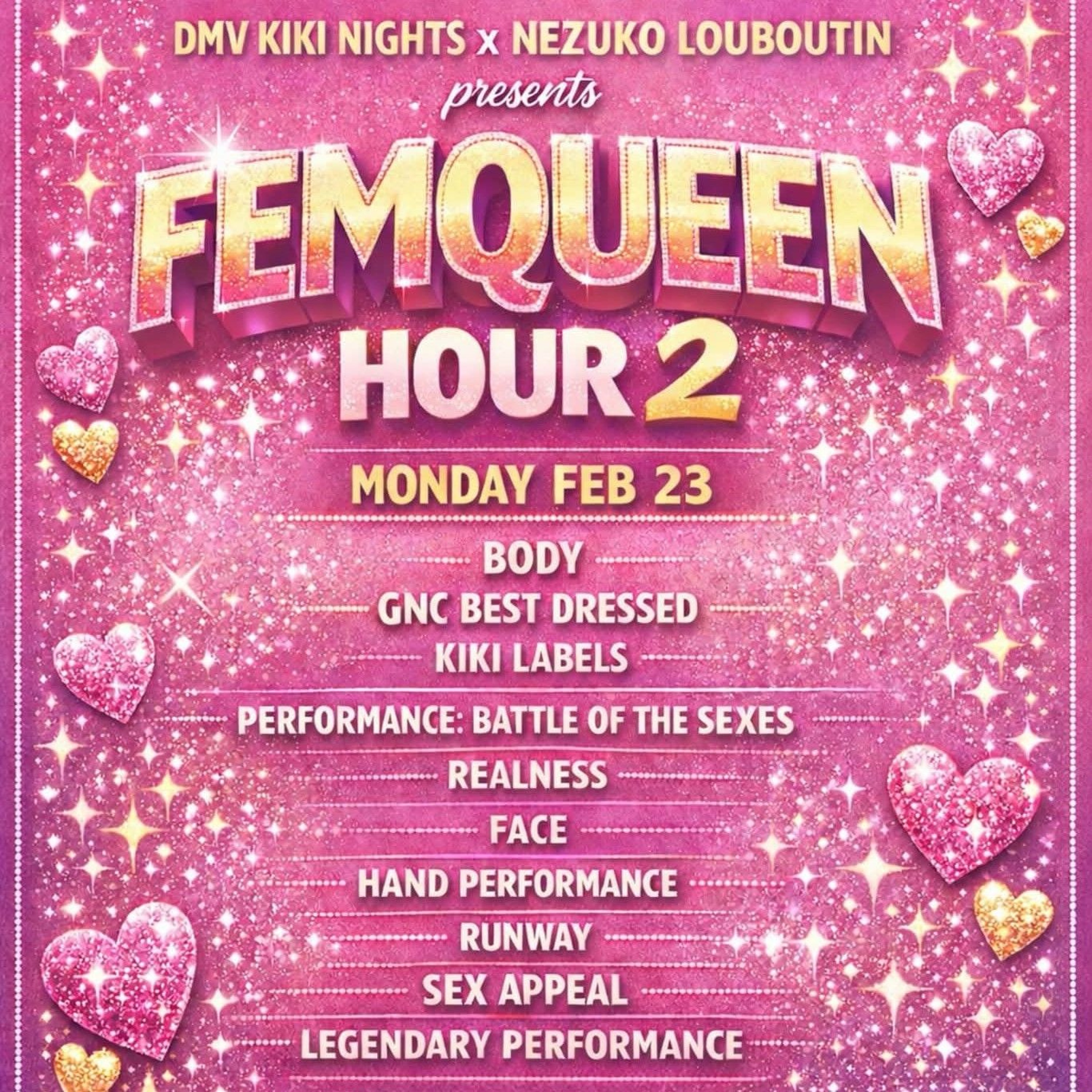 MNM:FEMME QUEEN HOUR 2 - DIANA x TONY x VJ