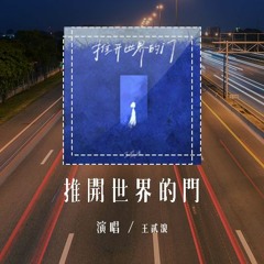 王贰浪 - 推开世界的门 (原唱：杨乃文)「左眼的悲伤右眼的倔强，看起来都一样」(4k Video)【動態歌詞/pīn yīn gē cí】#王贰浪 #推开世界的门 #杨乃文 #動態歌詞