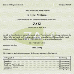 ZAK! - KEINE MATURA