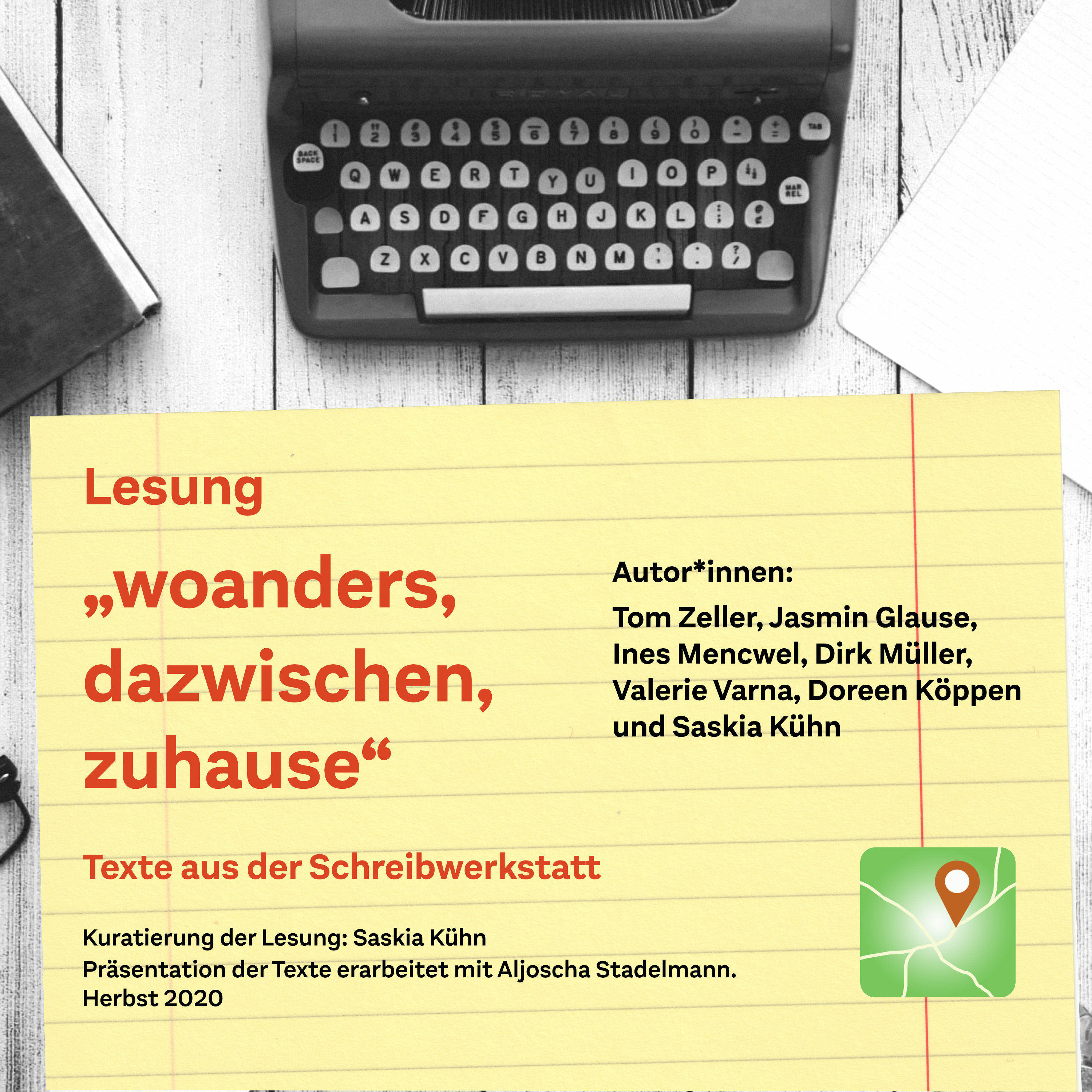 Lesung  „woanders, dazwischen, zuhause“