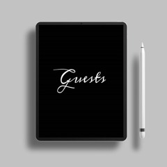 Guests Black Hardcover Guest Book Blank No Lines 64 Pages Keepsake Memory Book Sign In Registry