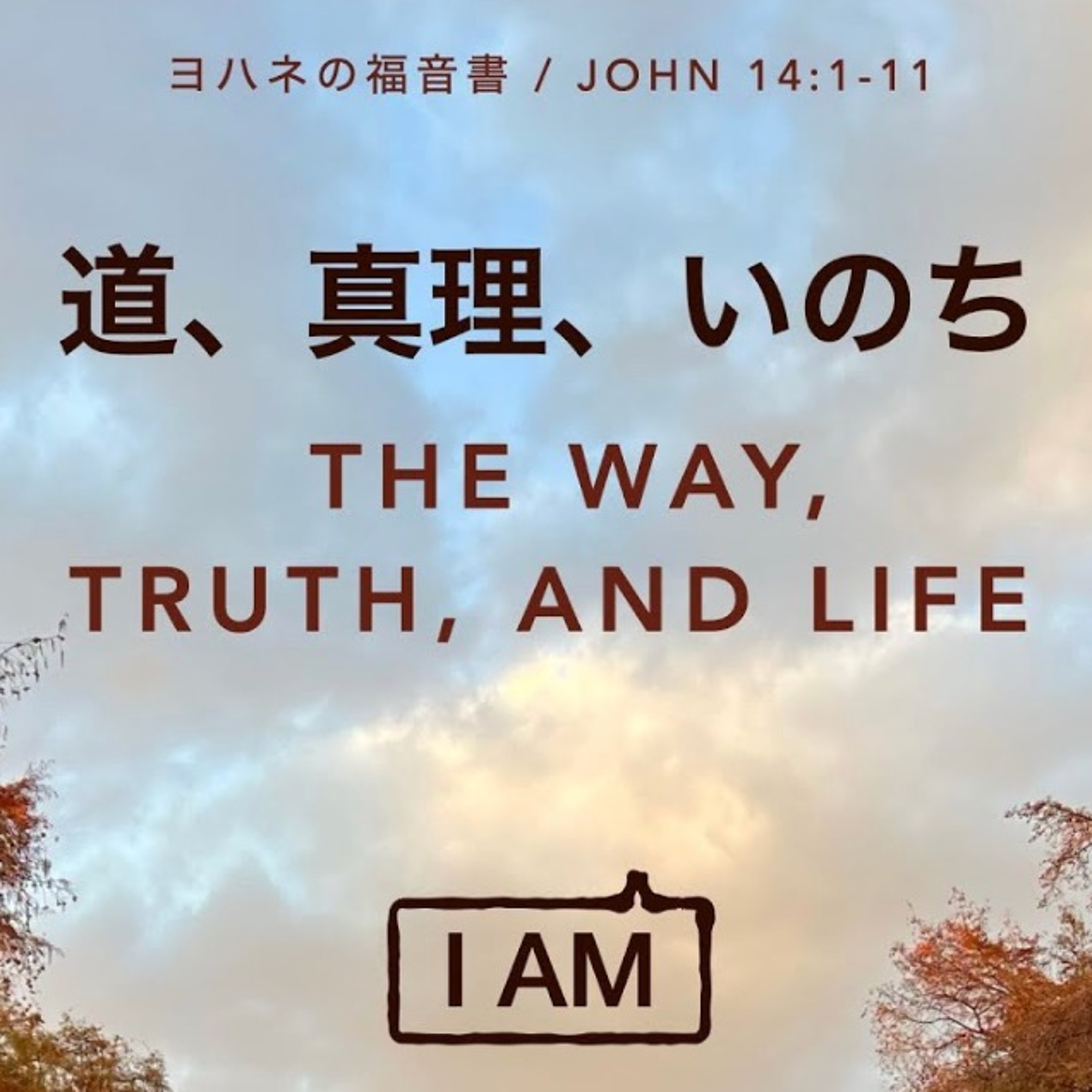 ヨハネの福音書 / JOHN 14:1-11 道, 真理, いのち I Am the Way, the Truth and the Life episode artwork