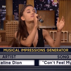 Ariana Grande and Jimmy Fallon (Celine Dion and Sting) Cover Can't Feel My Face.mp3