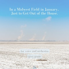 In A Midwest Field In January, Just to Get Out of The House for voice and orchestra