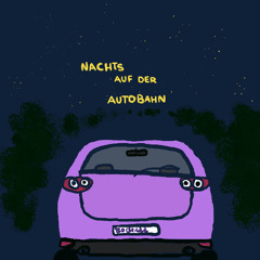 Nachts auf der Autobahn