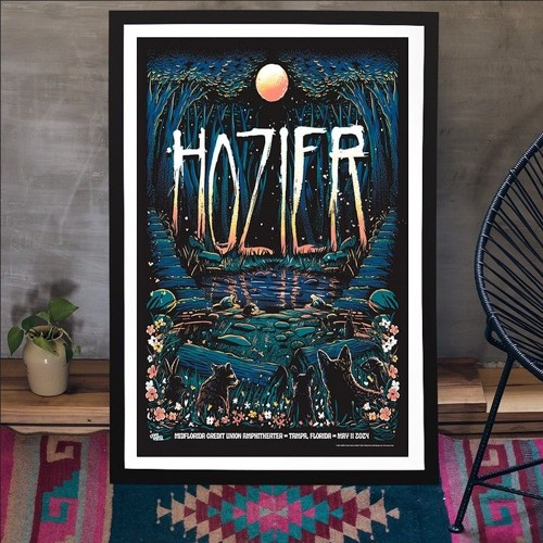 Hozier Tampa FL May 11st 2024 Poster