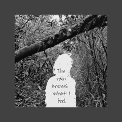 The rain knows what I feel.