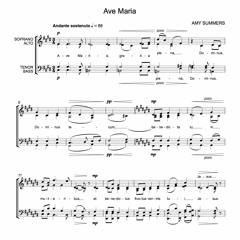 1. Ave Maria SATB div. (piano demo)