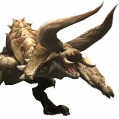 Monster Hunter Frontier - Twin-Horned Raging Tyrant of the Desert (Diablos/Desert Theme (LowHigh))