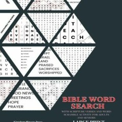 eBook Bible Word Search with Scripture Verses and Word Scramble Activity for Adu