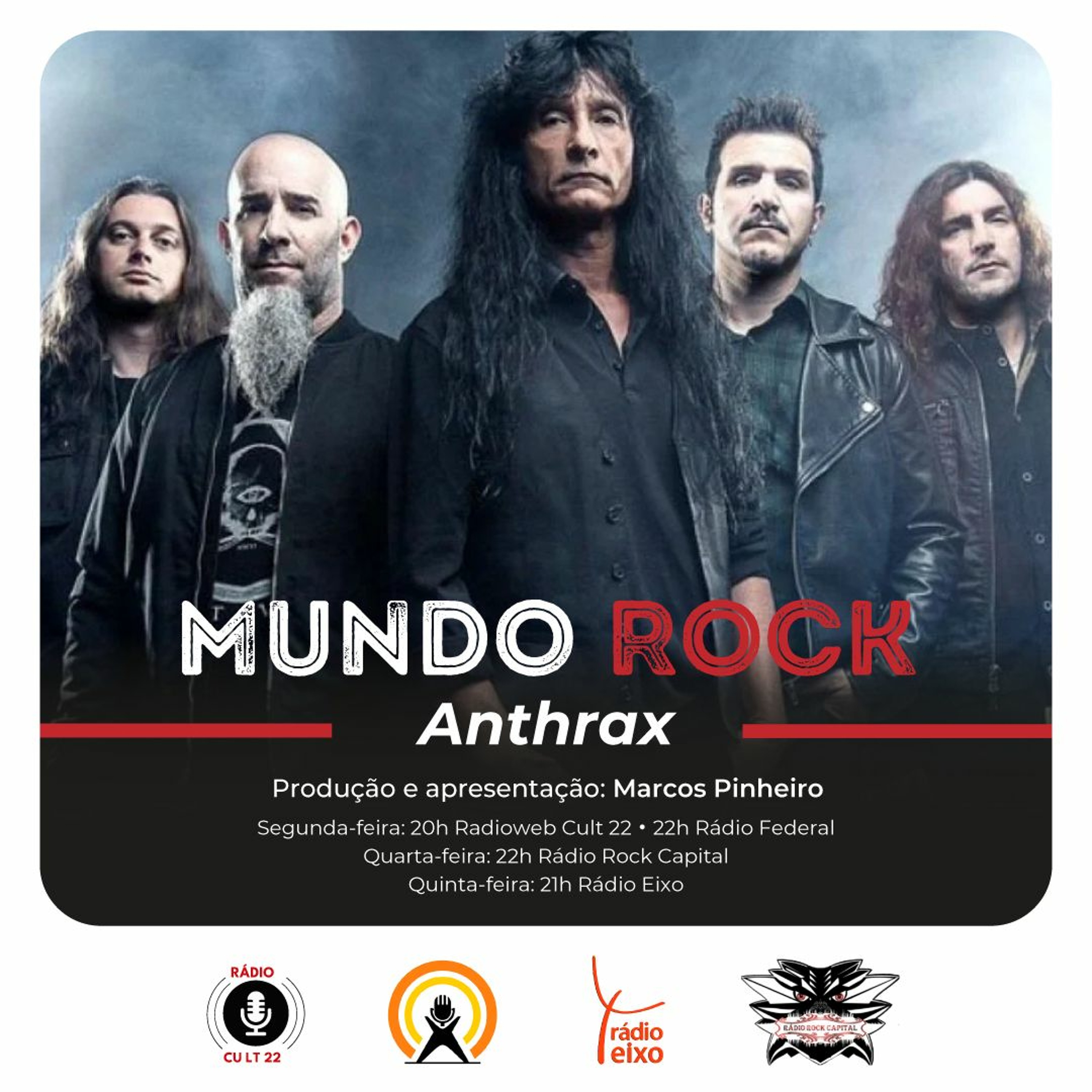 MUNDO ROCK - ESPECIAL ANTHRAX (22 A 28.8.2022) episode artwork