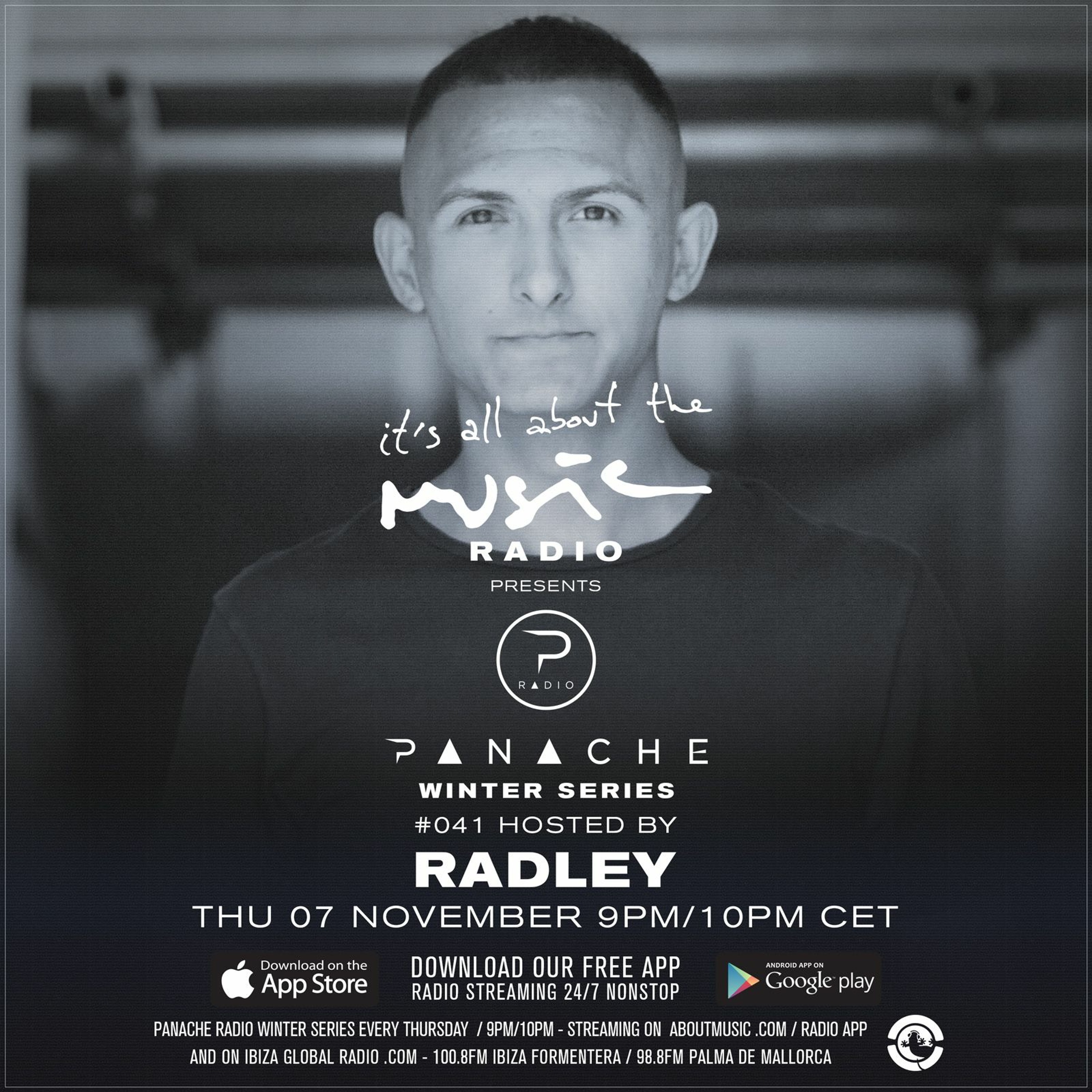 Panache Radio #041 - Hosted by Radley - Winter Opening Show